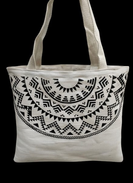 Aztec Mandala Cotton Tote